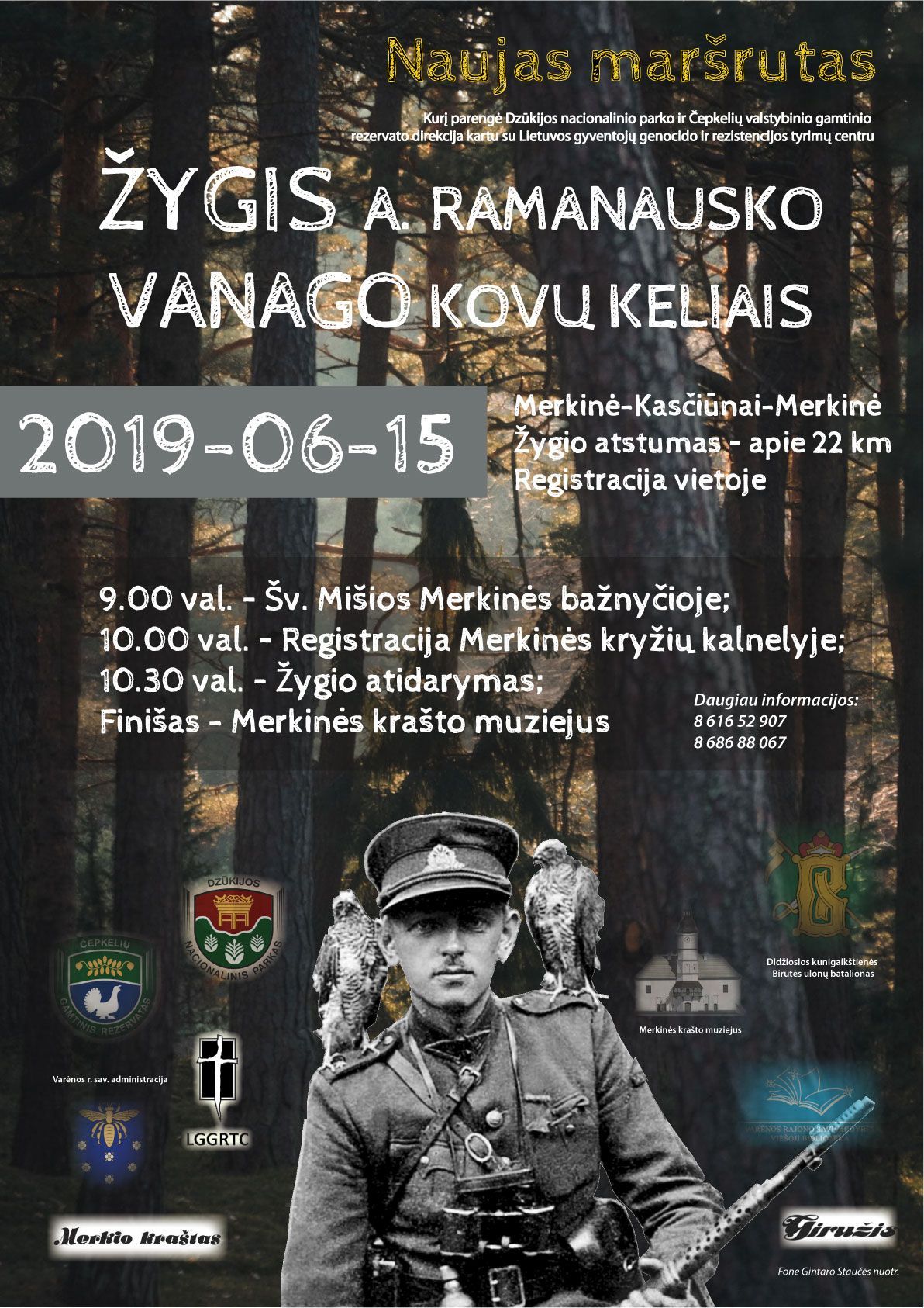 Vanago žygio Plakatas