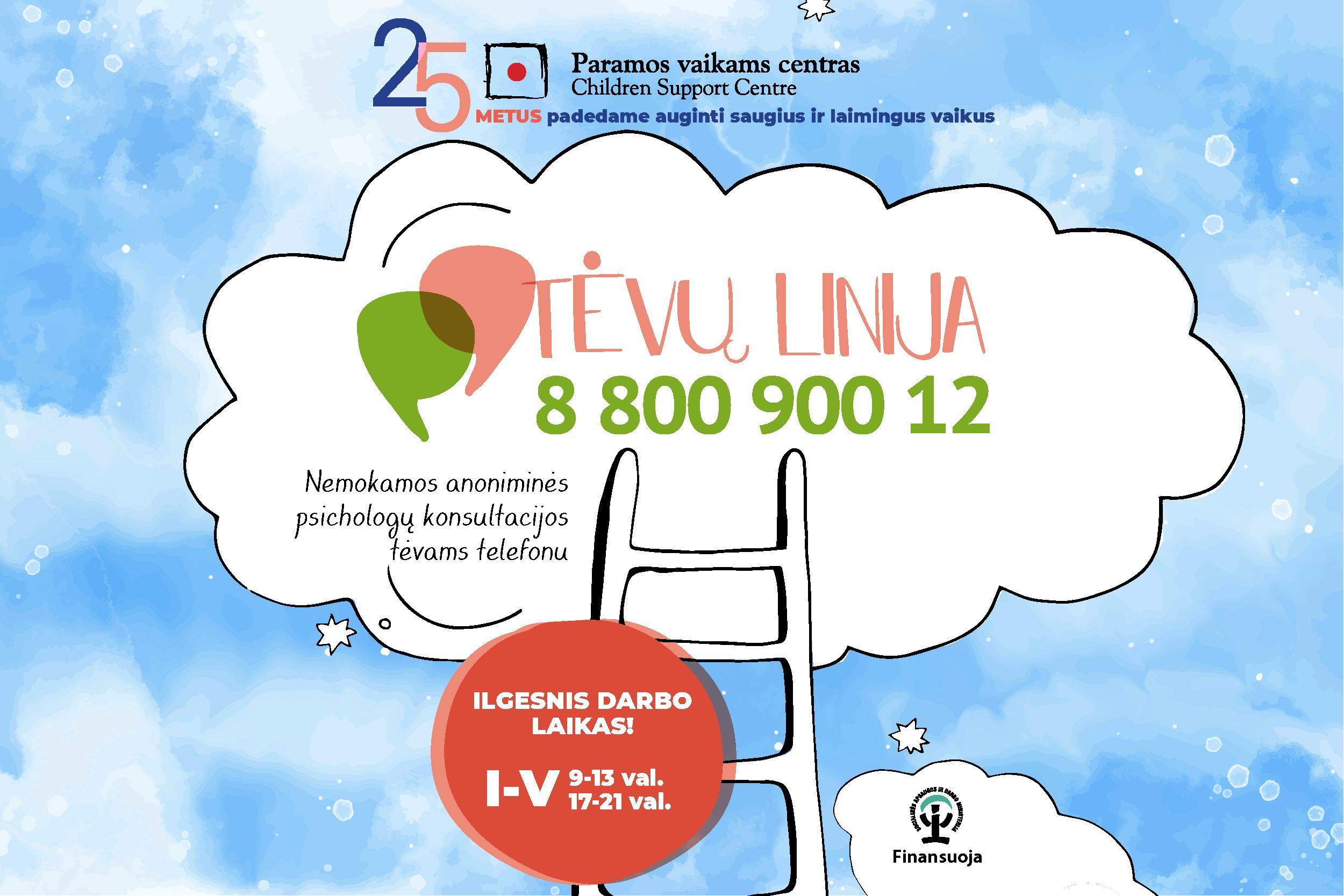 Tėvų Linija Ilgesnis Darbo Laikas