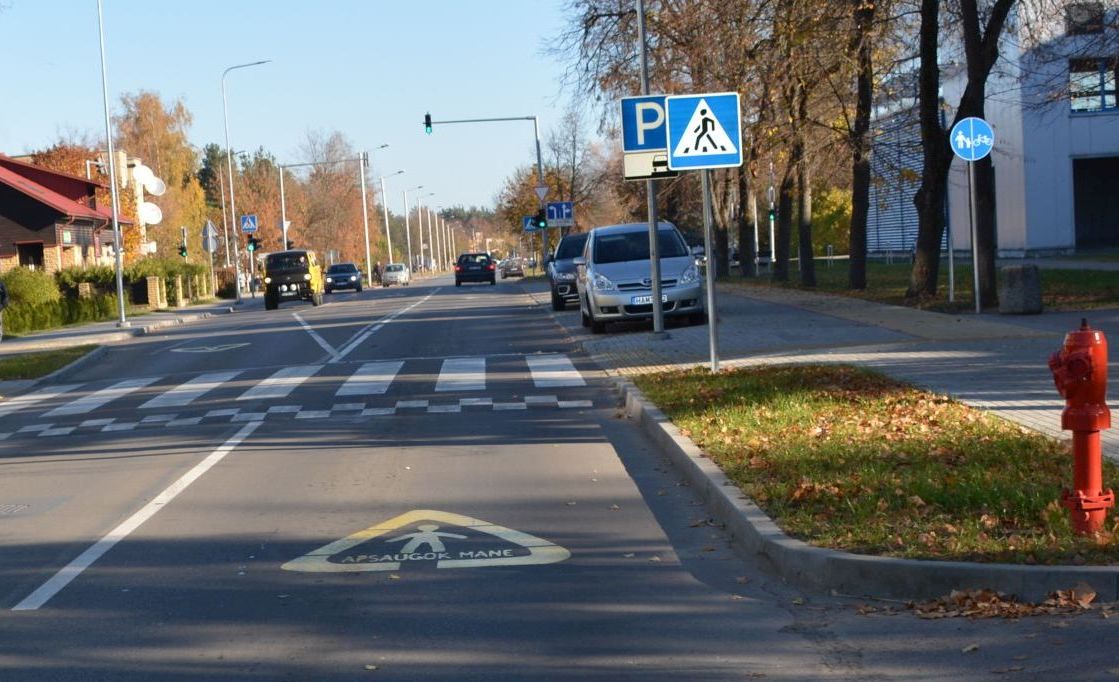 Pažymėta Perėja Prie ĄŽUOLO Gimnazijos