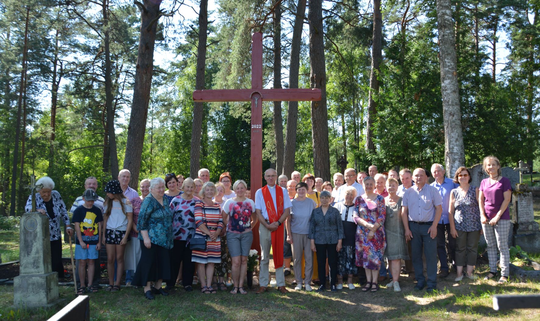 &Scaron;klėrių Kapinėse Kryžius Visi