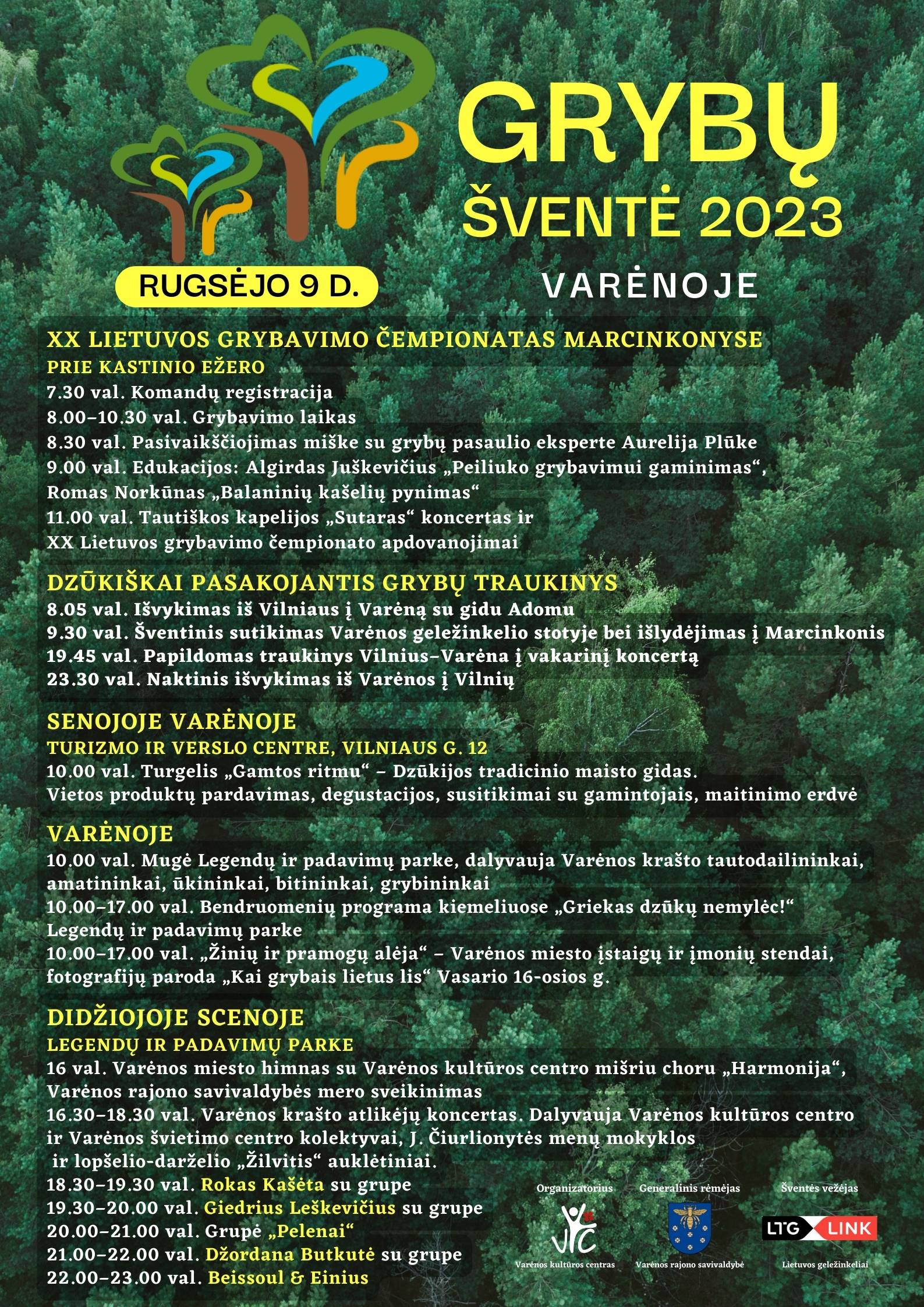 GRYBŲ &Scaron;ventė23 Programa GERA 2