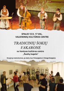Tradicinių &scaron;okių Vakaronė Dokumentas A3