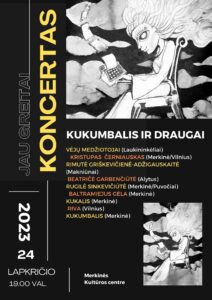 Kukumbalio Koncertas Anonsas 2023