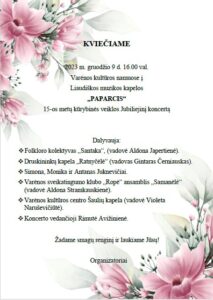 Paparcis 15