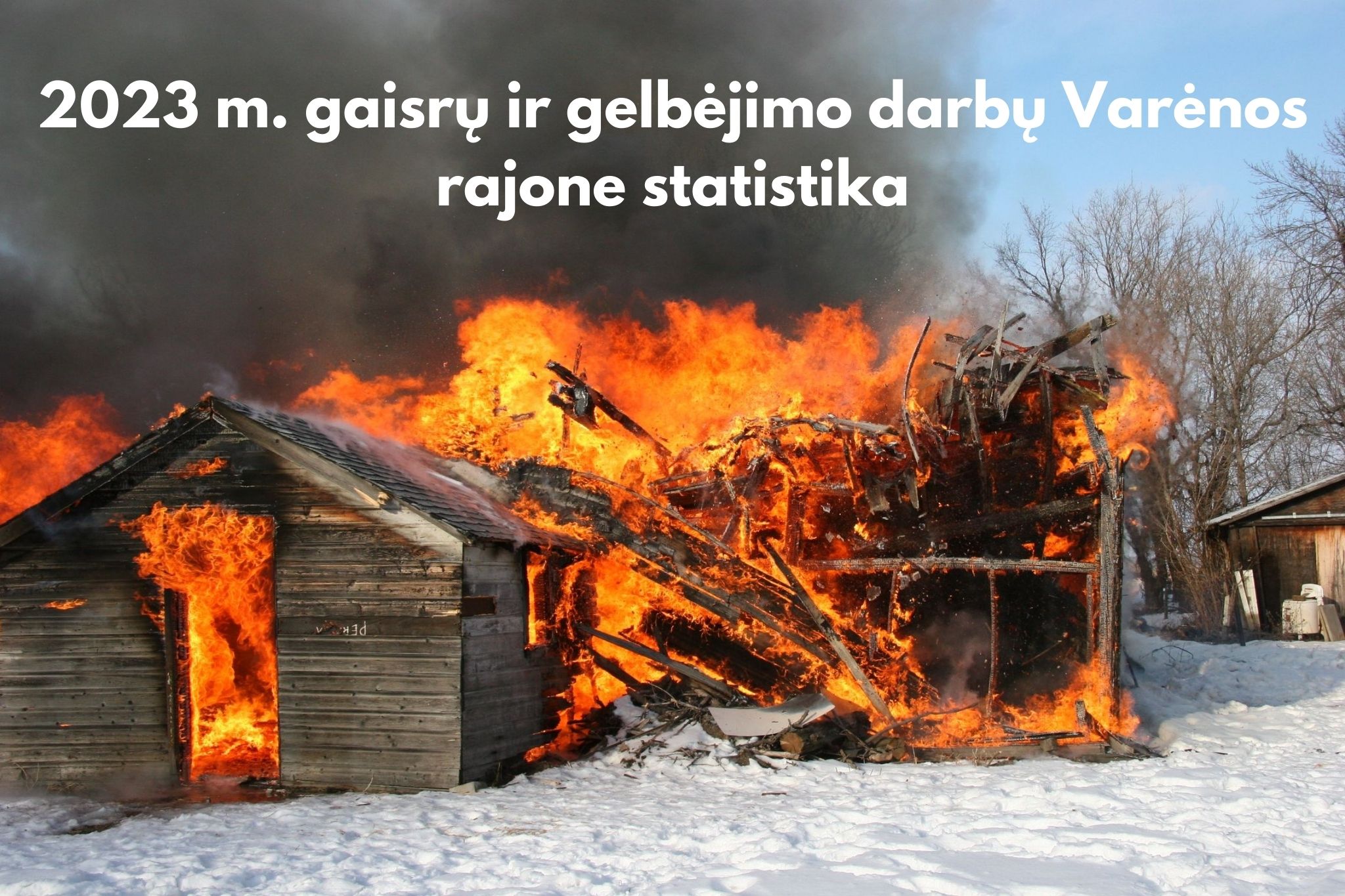 2023 M. Gaisrų Ir Gelbėjimo Darbų Varėnos Rajone Statistika