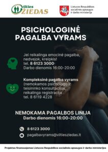 Pagalbos Vyrams Linija Skelbimas
