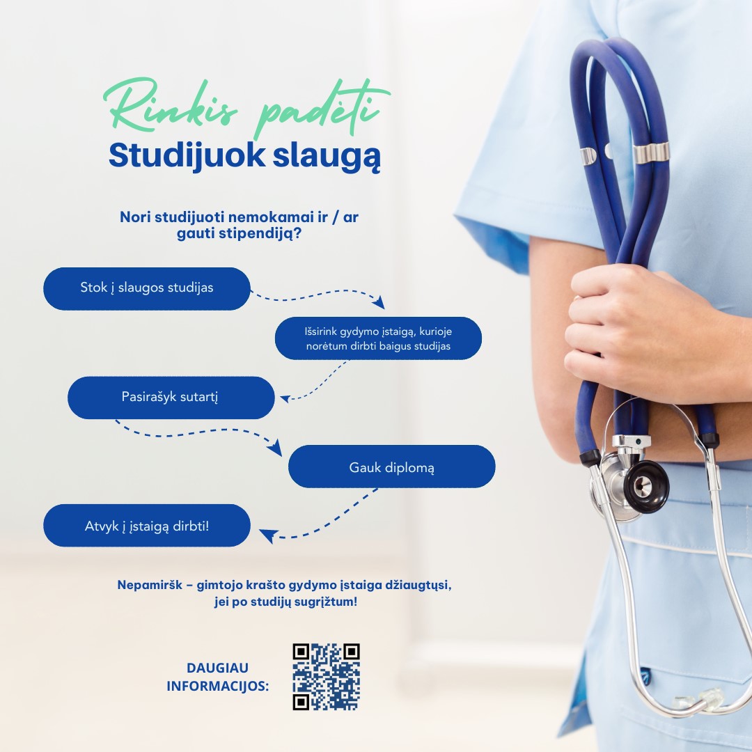 Studijuok Slaugą