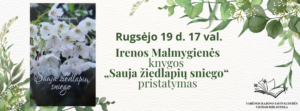 Malmygieneės Knygos Pristatymas