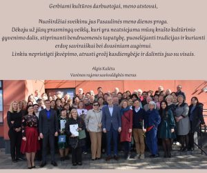 Sveikinimas Meno Dienos Proga
