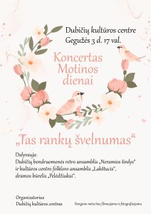 Motinos Diena Dubiciai 2025 2