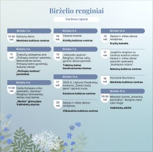 Renginiai Varėnos Rajone 1 Dalis