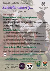 Subatėlės Vakarėly... Programa
