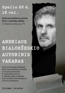 Autorinio Vakaro Plakatas