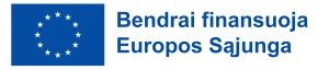 LT Bendrai Finansuoja Europos Sajunga PANTONE