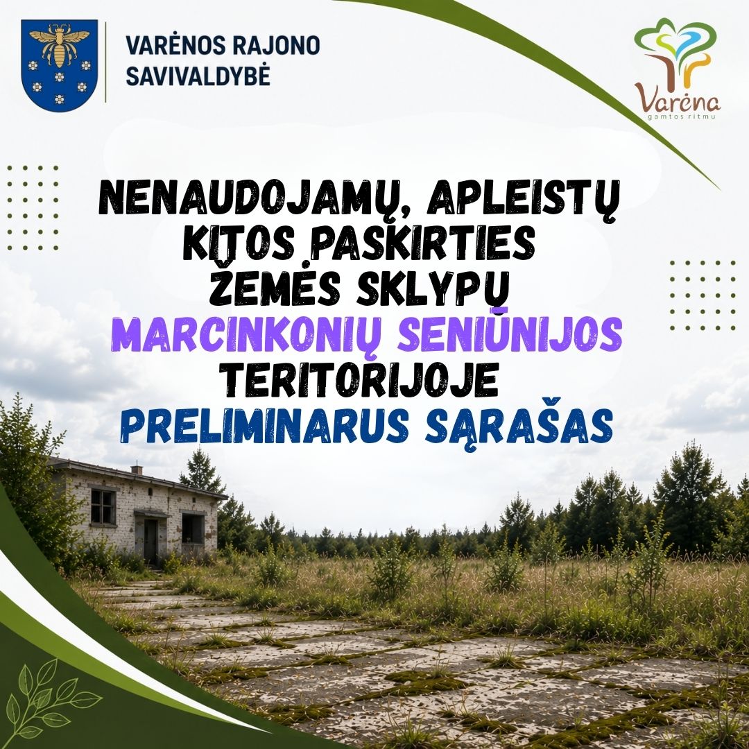 Nenaudojamu Apleistu Kitos Paskirties Zemes Sklypu Valkininku Seniunijos Teritorijoje Preliminarus Sarasas 2 1