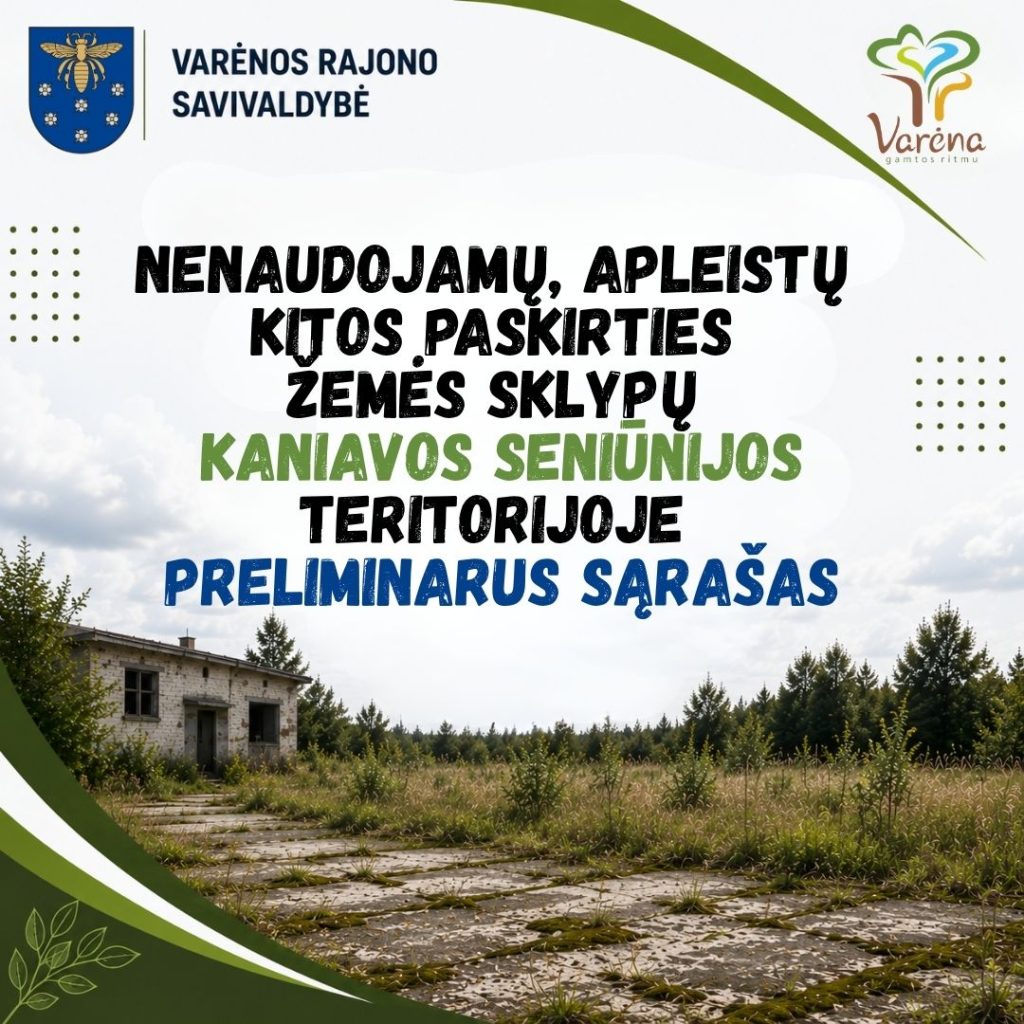 Nenaudojamu Apleistu Kitos Paskirties Zemes Sklypu Valkininku Seniunijos Teritorijoje Preliminarus Sarasas 3 1