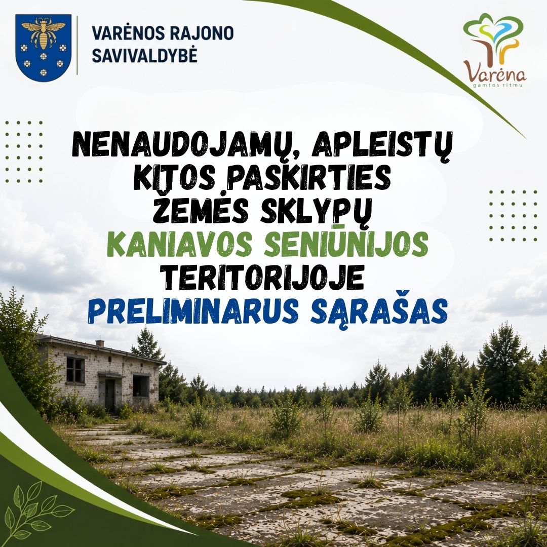Nenaudojamu Apleistu Kitos Paskirties Zemes Sklypu Valkininku Seniunijos Teritorijoje Preliminarus Sarasas 3 1