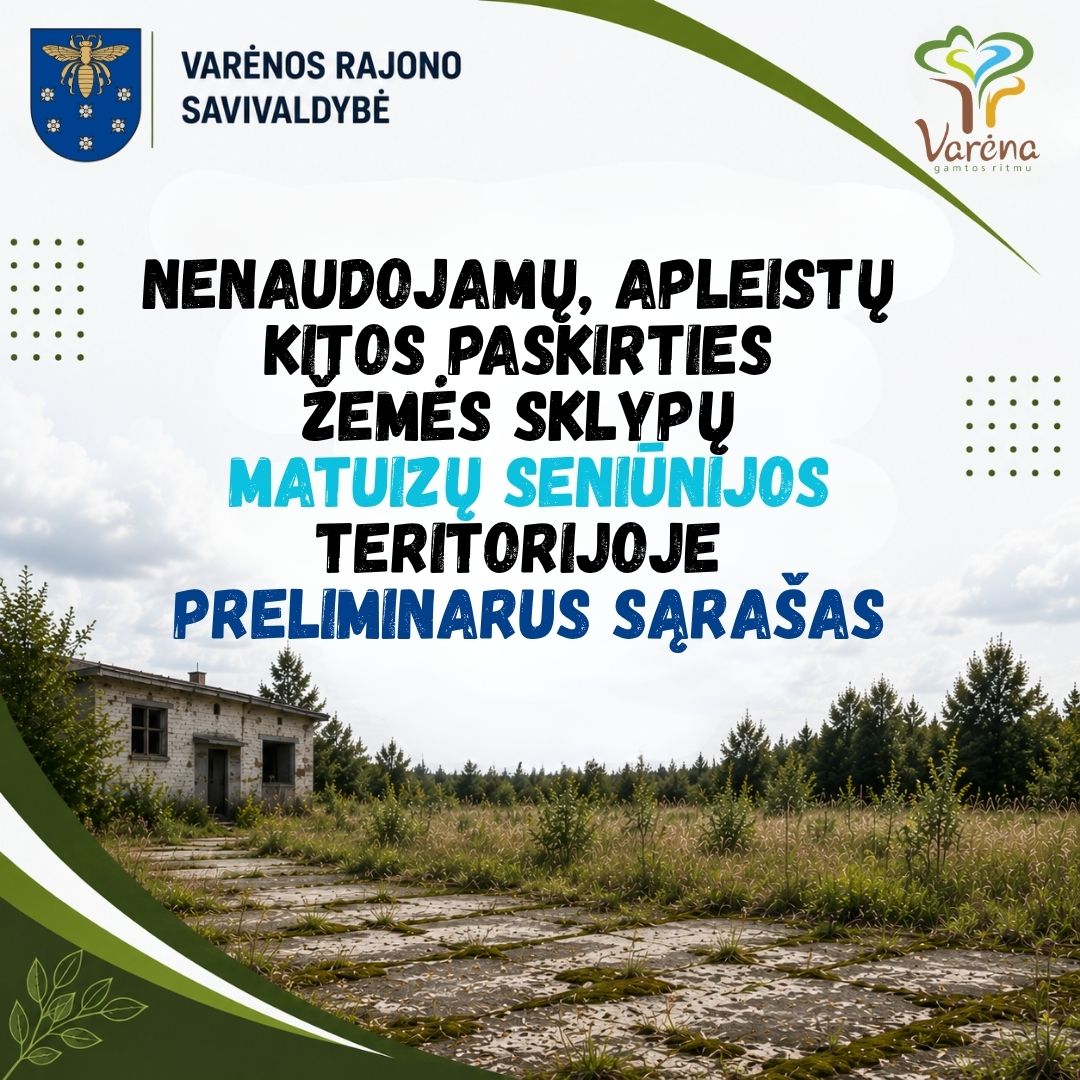 Nenaudojamu Apleistu Kitos Paskirties Zemes Sklypu Valkininku Seniunijos Teritorijoje Preliminarus Sarasas 7 1