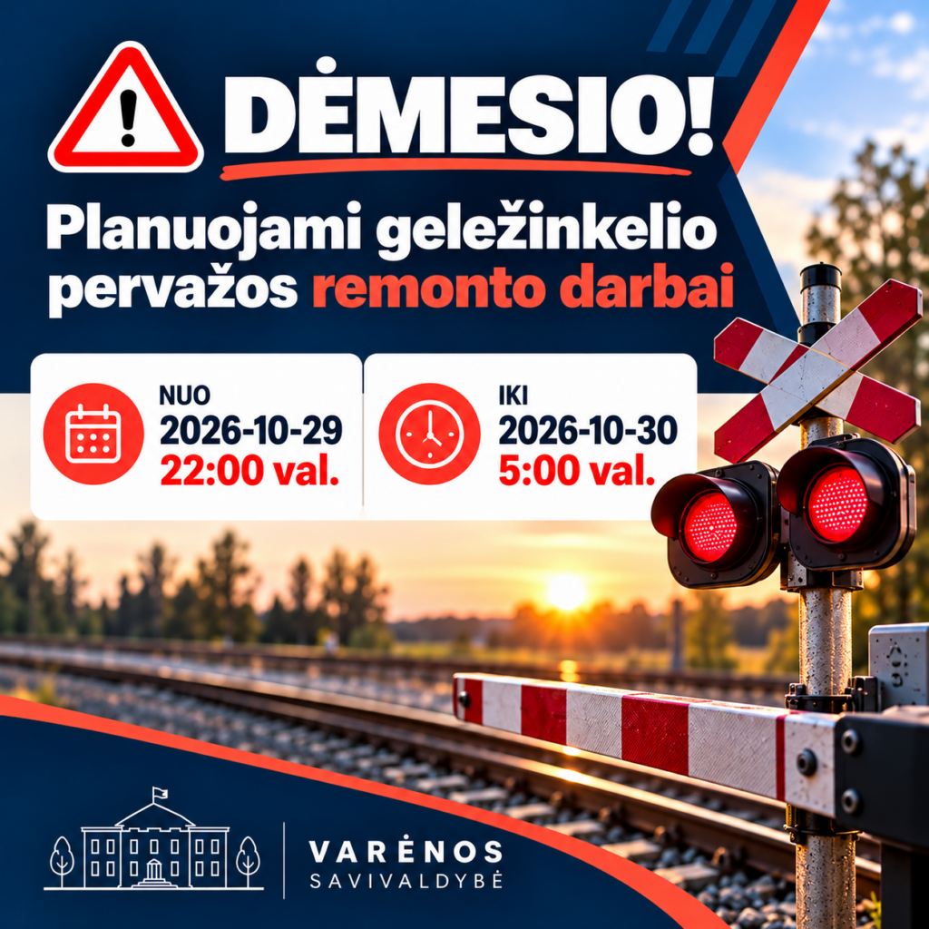 Demesio Gelezinkelio Pervazos Remontas 2